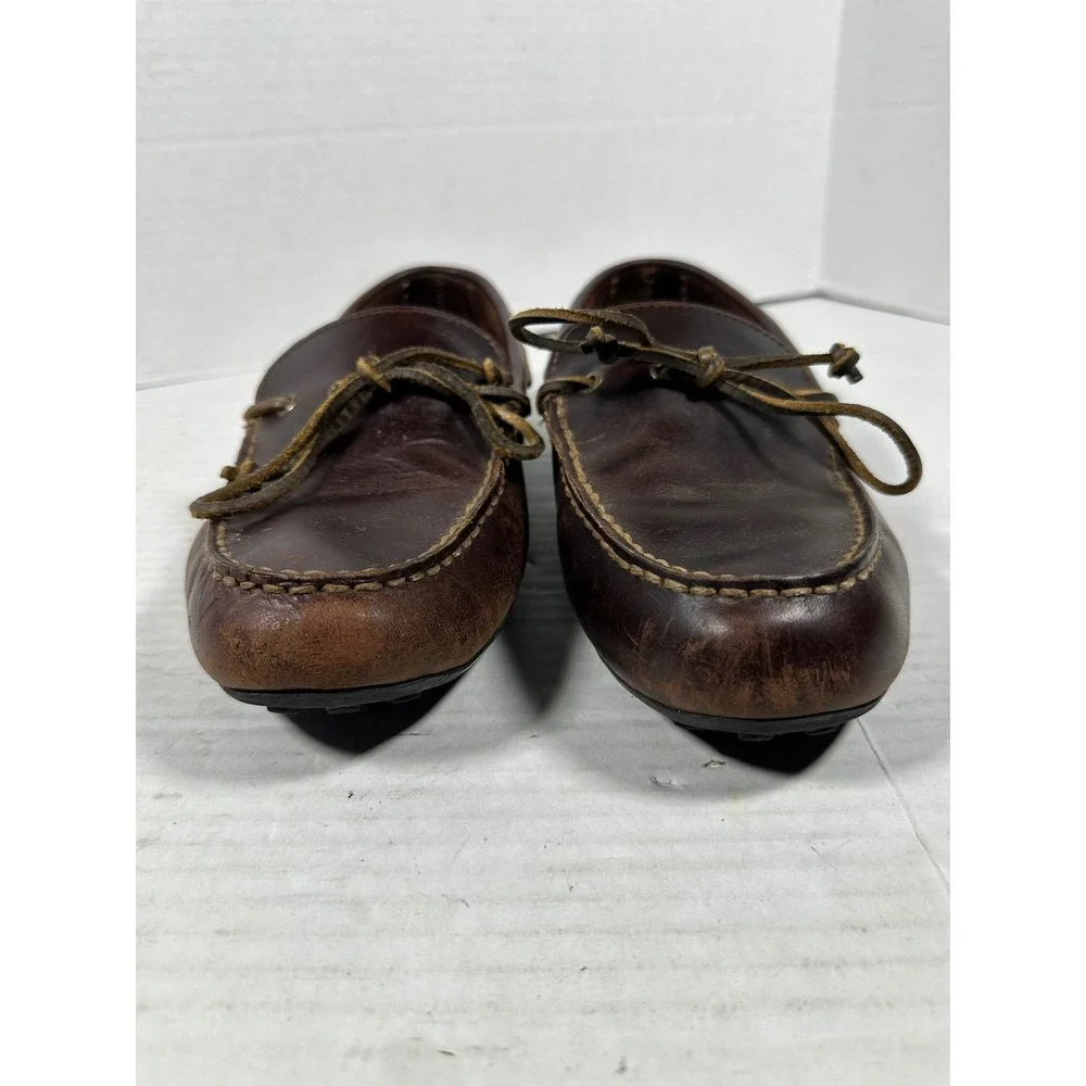 Sperry Top-Sider Mens Dark Brown Leather Driving Loafers STS17881 Size‎ 10.5 M